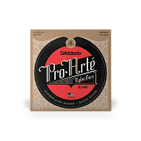 D'ADDARIO EJ49 Pro-Arte Black Nylon Classical Guitar Strings, Normal Tension