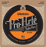 D'ADDARIO EJ43 PRO-ARTE NYLON, LIGHT TENSION