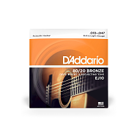 D'ADDARIO EJ10 80/20 BRONZE EXTRA LIGHT 10-47