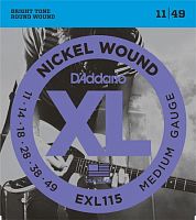 D'ADDARIO EXL115 SET ELEC GTR XL BLUES/JAZZ