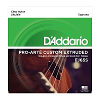 D'ADDARIO EJ65S PRO-ARTE CUSTOM EXTRUDED UKULELE, SOPRANO