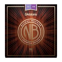 D'ADDARIO NB1152 Nickel Bronze Acoustic, Custom Light, 11-52